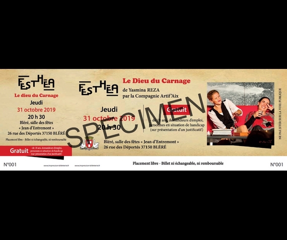 Billetterie théâtre amateur - saison culturelle