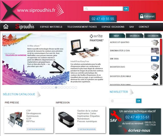 Site développé en PHP/MySQL - Back et Front Office